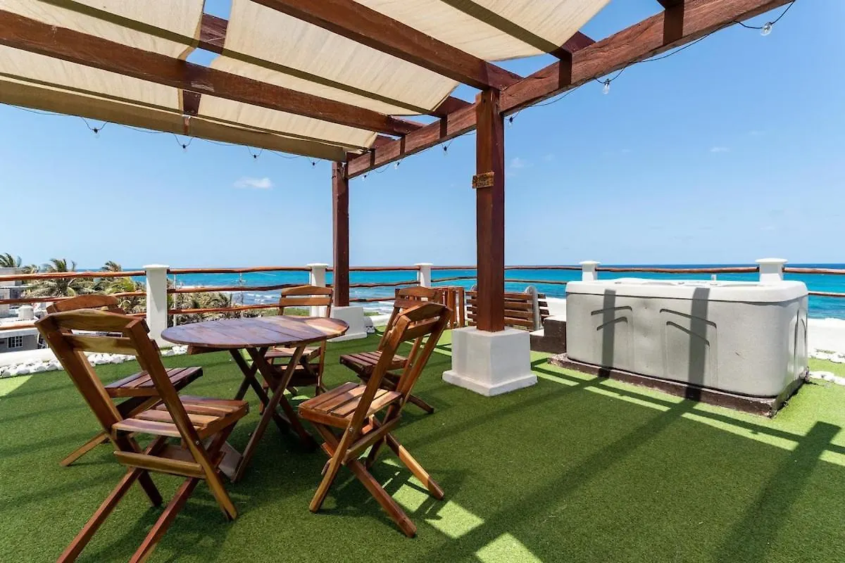 Villa With Ocean View, Pool, Restaurant And Rooftop Isla Mujeres Mexico